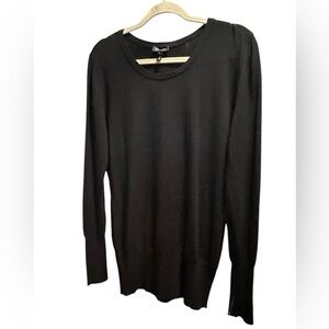 Escada Black Long Sleeve Sweater size L